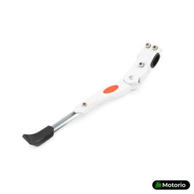 Подножка стояночная боковая велосипедная   (белая)   HDS Купить в Интернет-магазине Моторио