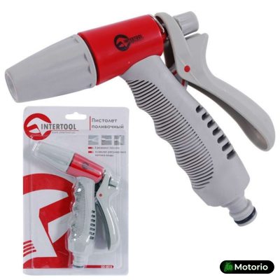 Пистолет-распылитель для полива с плавной регулировкой потока воды. ABS, PP, TPR, BRASS Пистолет-распылитель для полива с плавной регулировкой потока воды. ABS, PP, TPR, BRASS Купить в Интернет-магазине Моторио