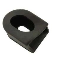 Защита шатунов  велосипеда силикон (черная) KL