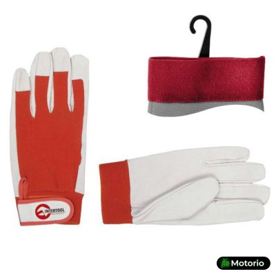 Перчатка комбинированная из кожи и ткани 10 эластичный манжет на липучке Перчатка комбинированная из кожи и ткани 10 эластичный манжет на липучке Купить в Интернет-магазине Моторио