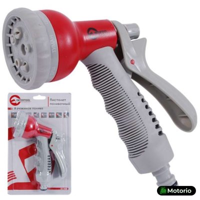 Пистолет-распылитель для полива 8-ми функциональный (центральный, туман, душ, угловой, полный, ливень, конический, плоский). ABS, PP, TPR Пистолет-распылитель для полива 8-ми функциональный (центральный, туман, душ, угловой, полный, ливень, конический, плоский). ABS, PP, TPR Купить в Интернет-магазине Моторио