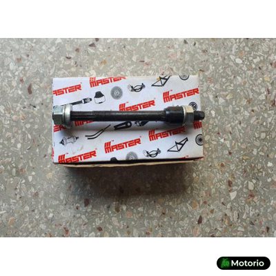 Ось колеса   заднего велосипедная (L-180mm)   ( черная) Индия VERE Купить в Интернет-магазине Моторио