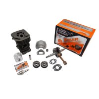 Поршневая б/п (ЦПГ)   для Husqvarna 137   (Ø38)   (черная, +коленвал)   (NOKER)   KOSA