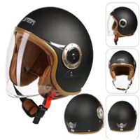 Шлем открытый (mod:603) (size:L,черный  матовый) FGN