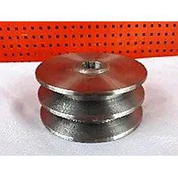 Шкив ремня ведомый 2-х ручейковый на Мотоблок    (под вал 20mm, профиль А, наружный 105mm)   UG