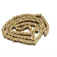 Цепь трансмиссии   520-128H   Kawasaki ZZR250, Yamaha R1, Dirt Bike, ATV   (желтая)   DGC