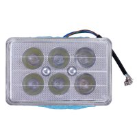 Вставка в фару светодиодная квадратная  LED (6 диодив) (165*105мм) AMG