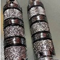 Ручки руля   (хром с насечкой)  (mod JY-9) (внутренний Ǿ 23 Ǿ 23) VDK