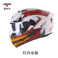 Шлем-интеграл  (mod:X9) (size:XL, бело красный) FGN